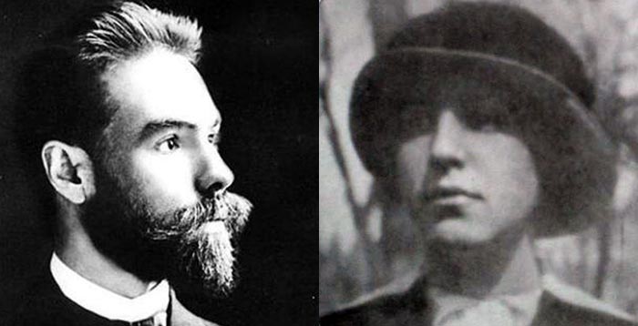 Надежда Львова и Валерий Брюсов