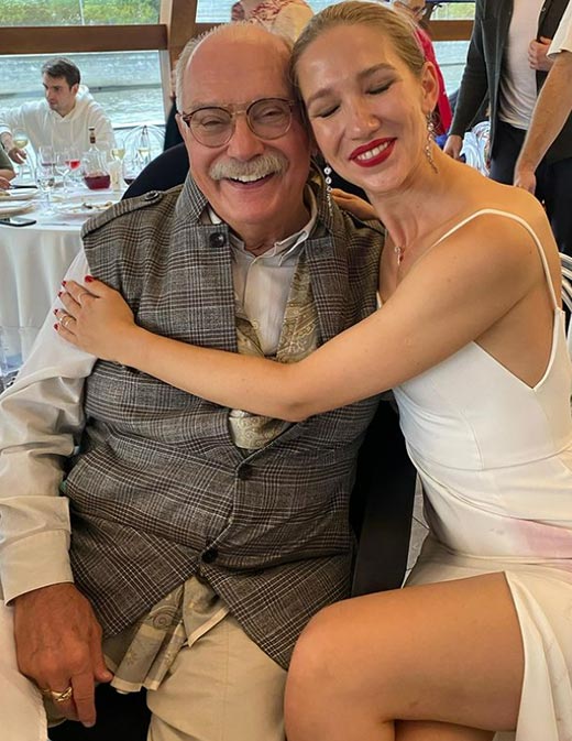 Татьяна Маляревская и Никита Михалков