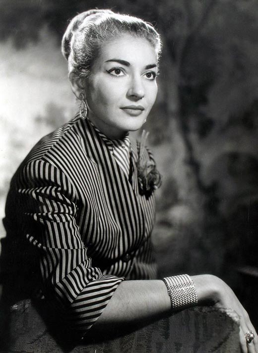 оперная певица Мария Каллас