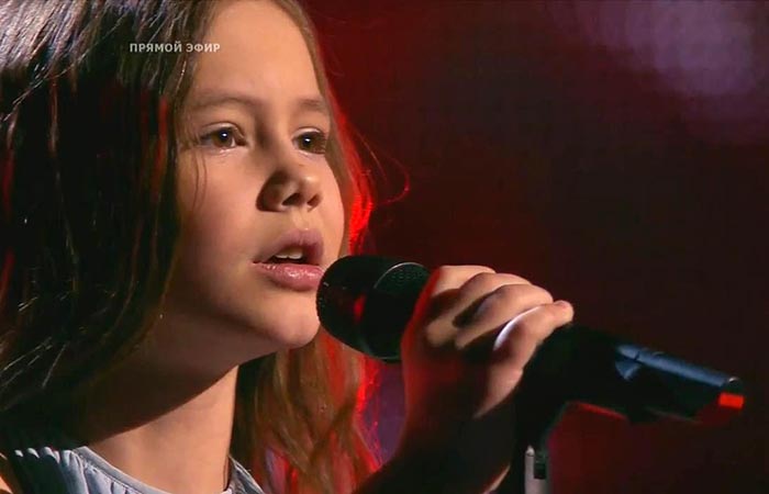 Мария Мирова в шоу Голос Дети 2 сезон