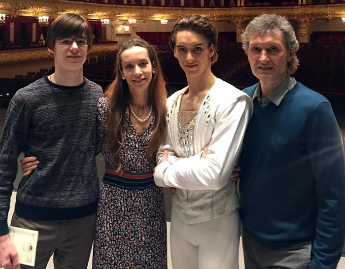 Марианна Рыжкина с семьей