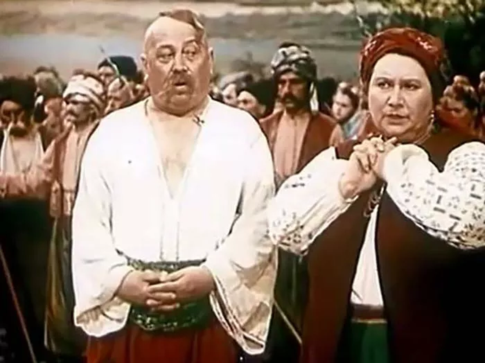 Мария Литвиненко-Вольгемут в фильме Запорожец за Дунаем