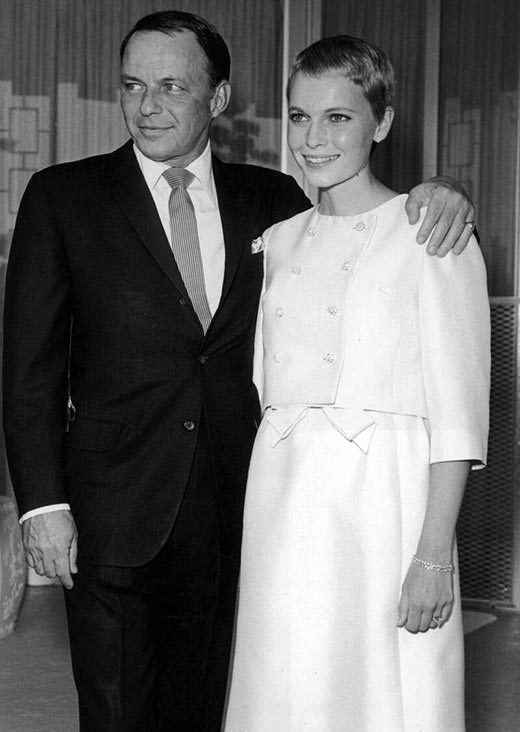 Миа Фэрроу и Фрэнк Синатра