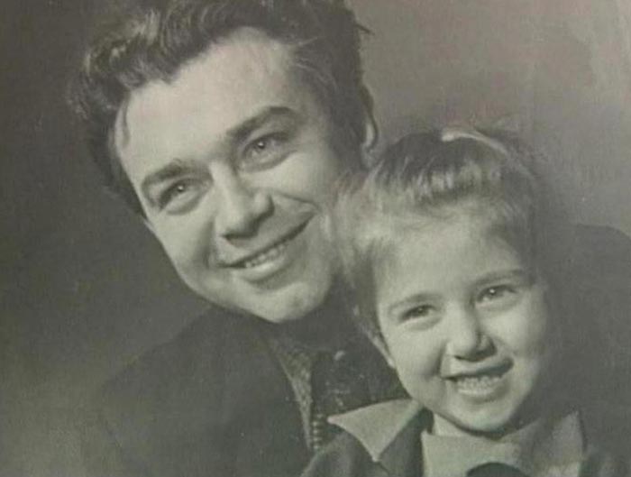 Михаил Кузнецов и дочь Валентина