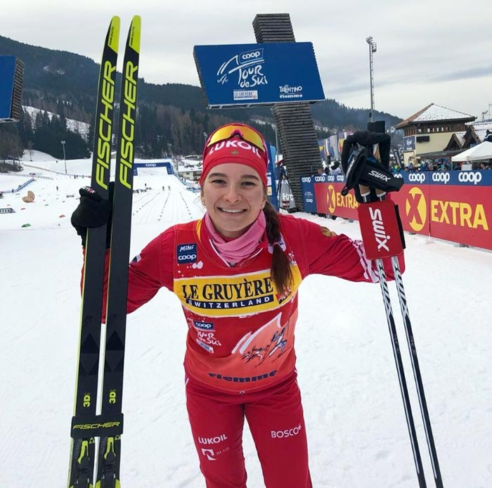 лыжница Наталья Непряева