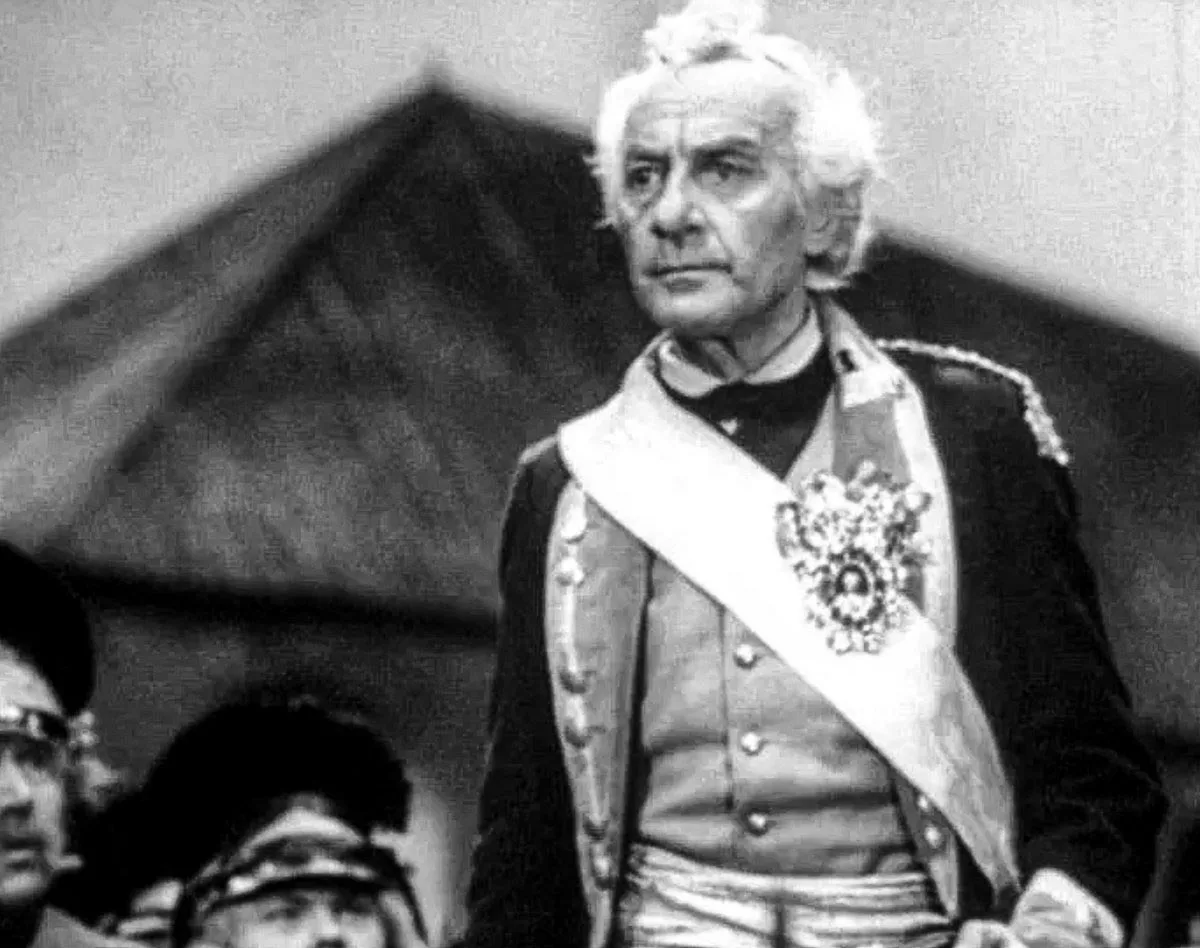 Николай Черкасов-Сергеев в фильме Суворов