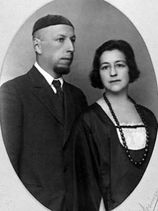 Николай Евреинов и жена Анна Кашина