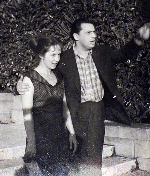 Нина Молева и Элий Белютин в молодости