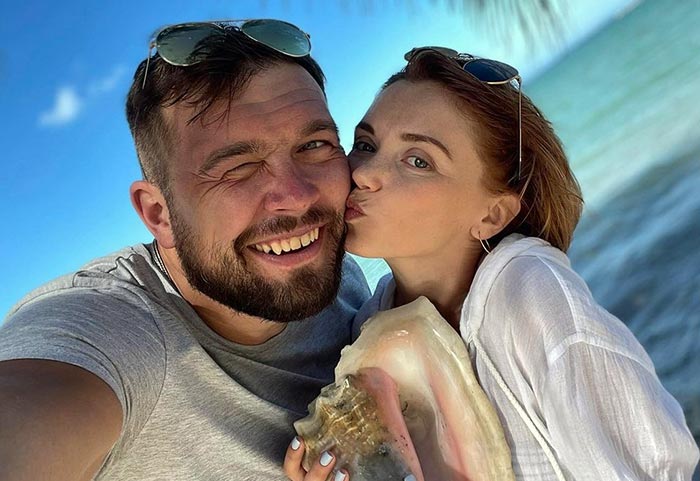 Ольга Кузьмина и муж Евгений Апанасевич