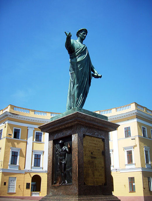 Памятник Дюку де Ришелье в Одессе