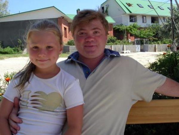 Павел Степанов с дочерью