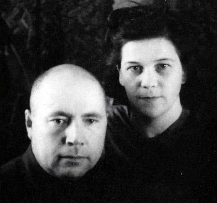 Алексей Ларионов и жена Александра
