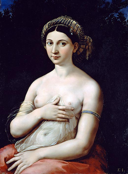 Рафаэль Санти Портрет молодой женщины или Форнарина