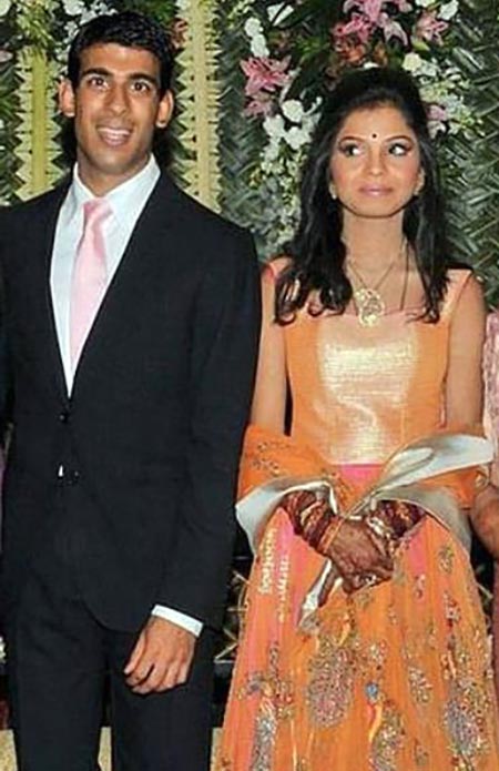 Риши Сунак и жена Акшата Мурти