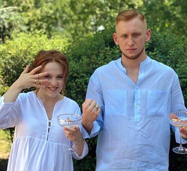 Александр Рудинский и жена Мария Заниборщ