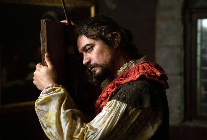 Риккардо Скамарчо в роли Караваджо