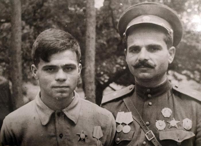 Семен Руднев и сын Радик Руднев