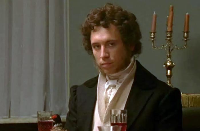 Сергей Алимпиев в роли Александра Пушкина