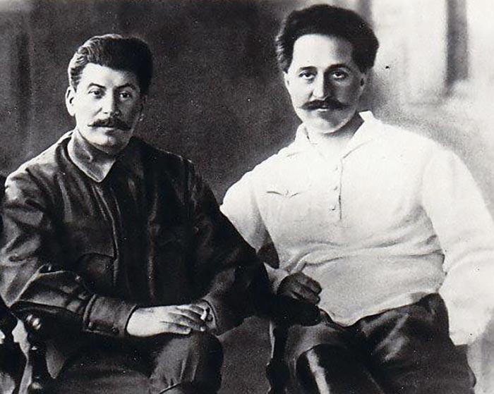 Серго Орджоникидзе и Иосиф Сталин
