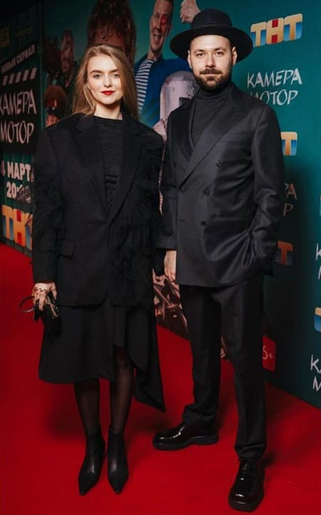 Софья Сокур и Александр Абдуллаев на премьере сериала «Камера Мотор»