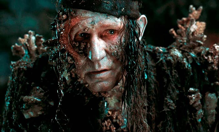 Стеллан Скарсгард в фильме Пираты Карибского моря Сундук мертвеца