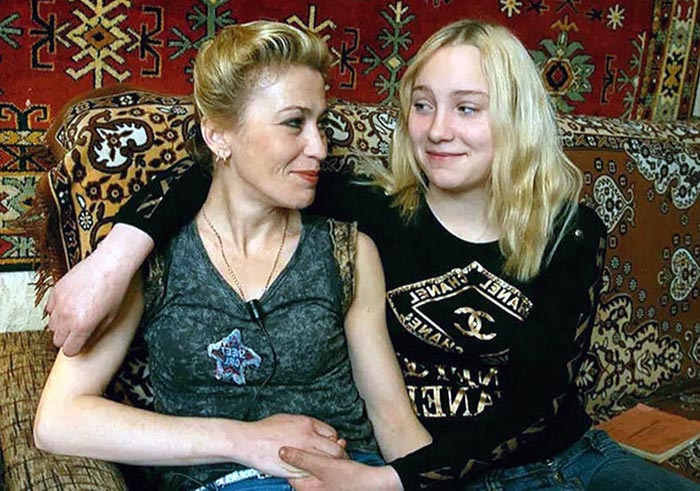 Светлана Ступак и дочь Елизавета