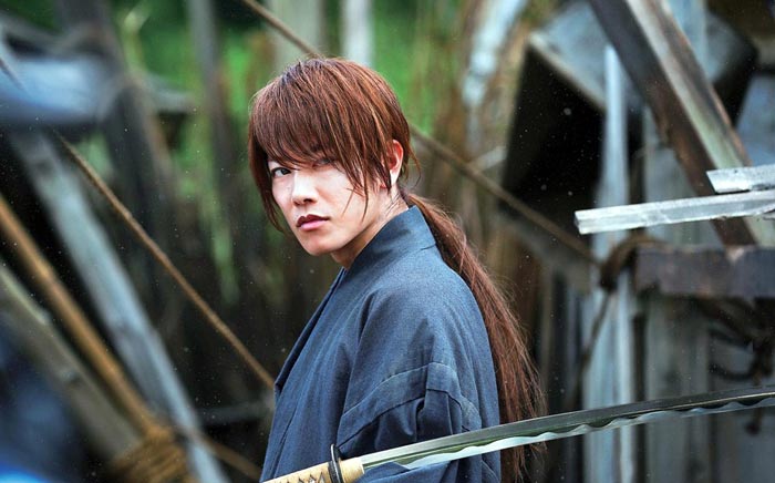 Такэру Сато в фильме Бродяга Кэнсин Финал