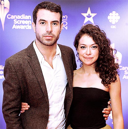 Татьяна Маслани и Том Каллен