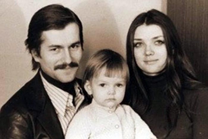 Татьяна Пискунова и Игорь Ливанов с дочерью Ольгой