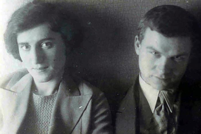 Тихон Хренников и жена Клара в молодости