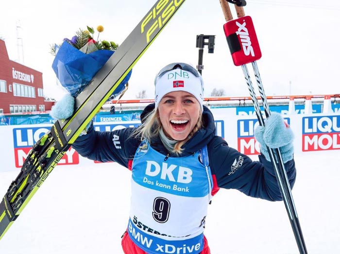 биатлонистка Тириль Экхофф