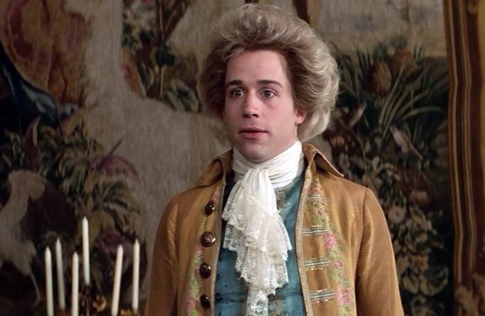 Том Халс в фильме Амадей