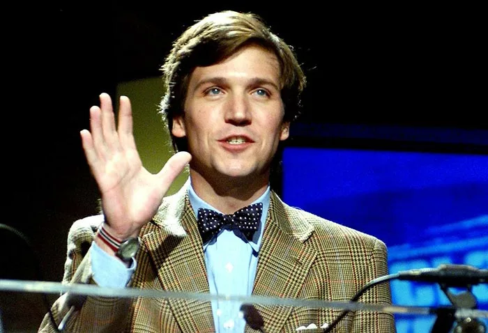 Такер Карлсон в молодости