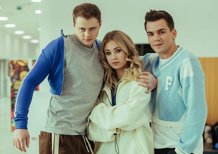 Ульяна Чжан на съемках сериала Уроки китайского