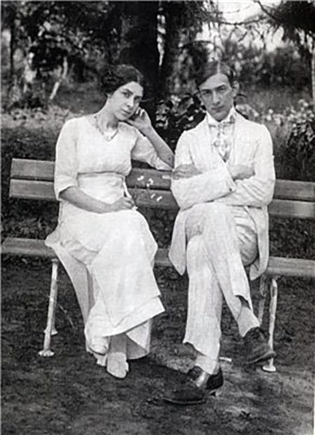 Вадим Шершеневич и Евгения Шор