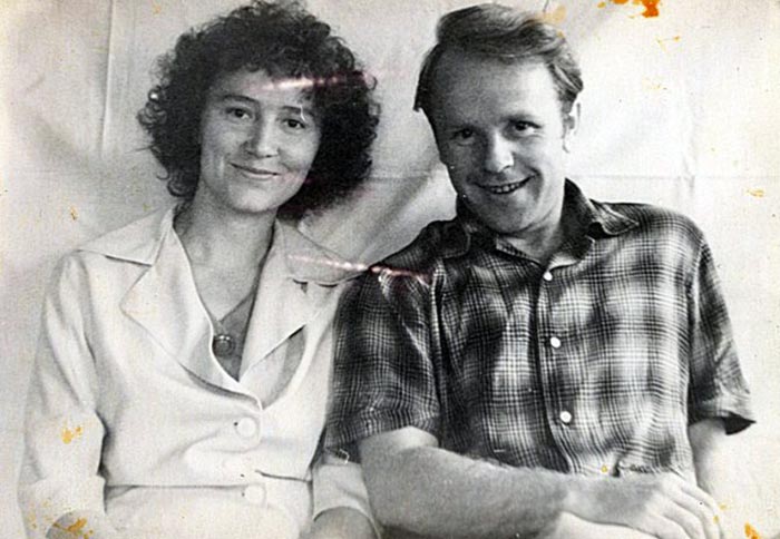 Василий Белов и жена Ольга