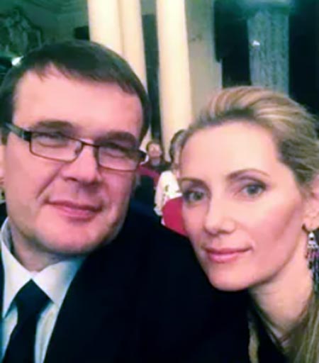 Василий Вакаров с женой