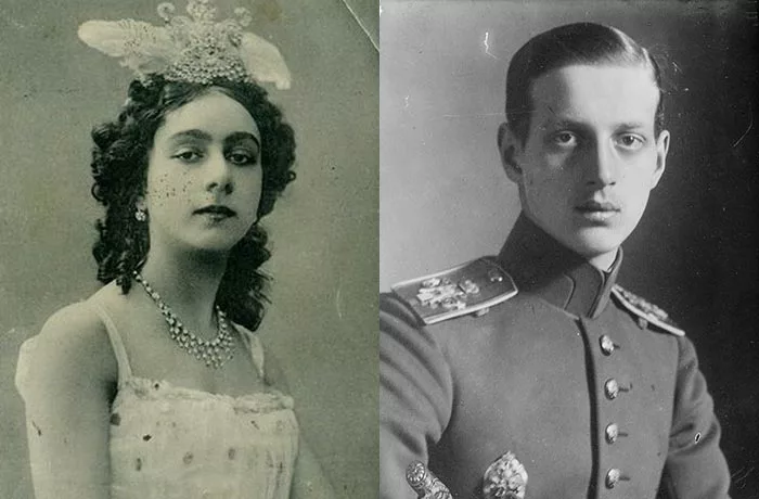 Вера Каралли и Великий князь Дмитрий Павлович