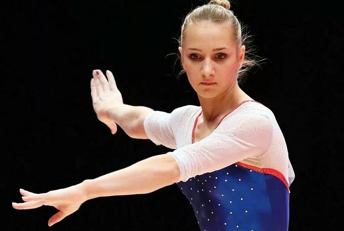 Российская гимнастка Виктория Комова