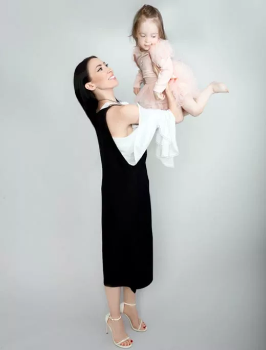 Виктория Терешкина и дочь Милада