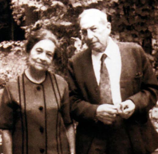 Вениамин Каверин и жена Лидия Тынянова