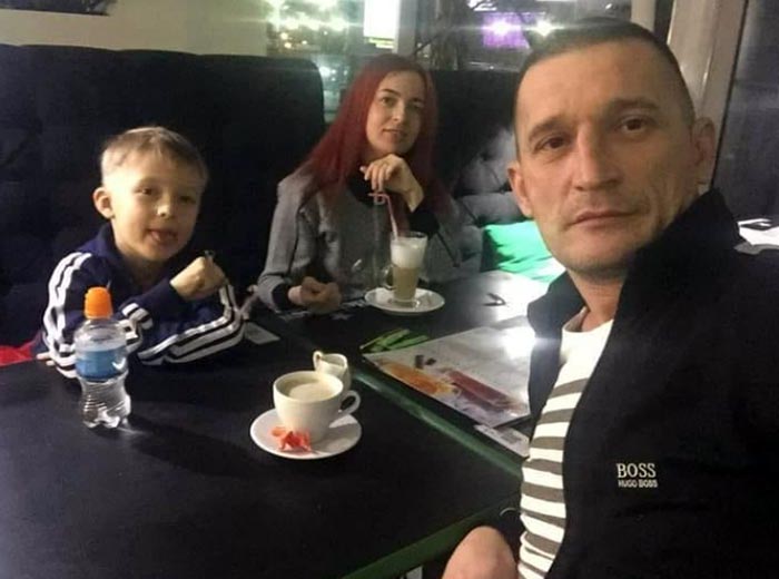 Владимир Шиповалов с женой и сыном