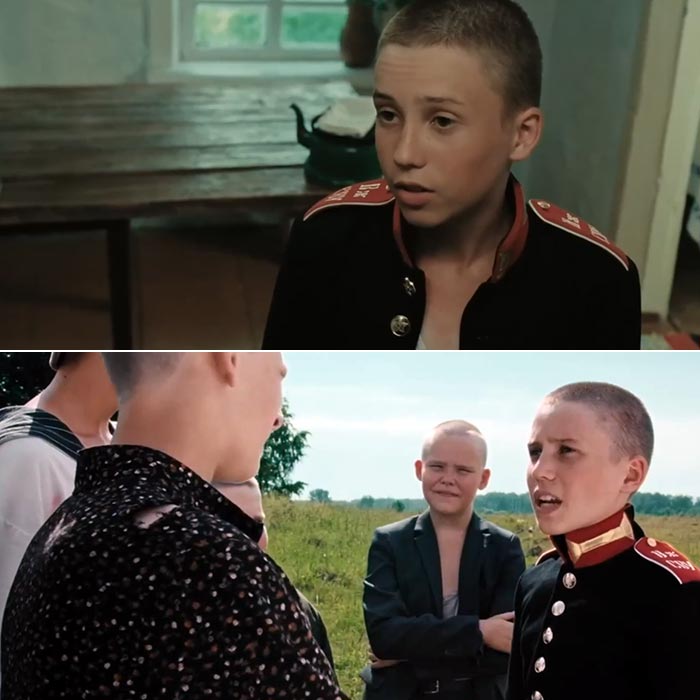 Всеволод Казанцев в фильме Суворовец 1944