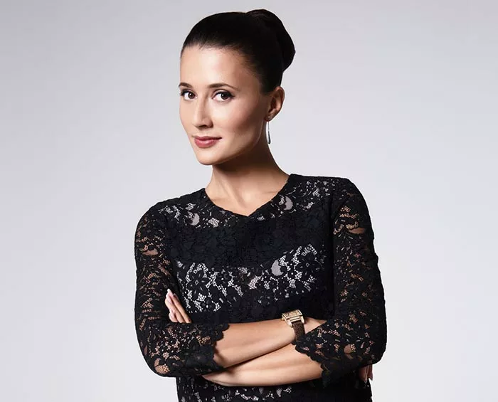 телеведущая Яна Лапутина