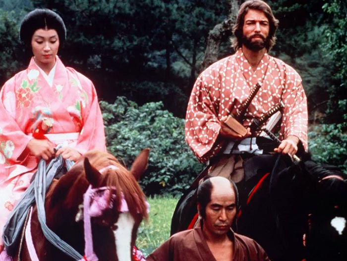 Ёко Симада и Ричард Чемберлен в сериале Сёгун