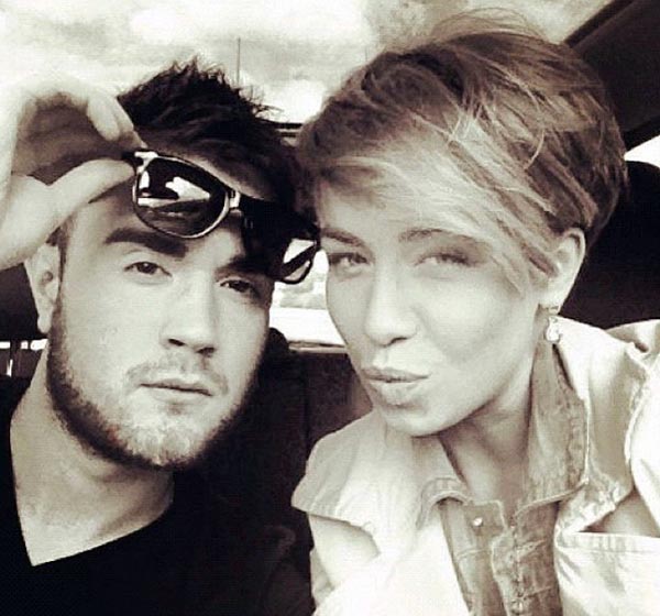 Юлия Плаксина с мужем