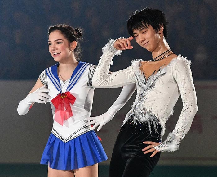 Юдзуру Ханю и Евгения Медведева