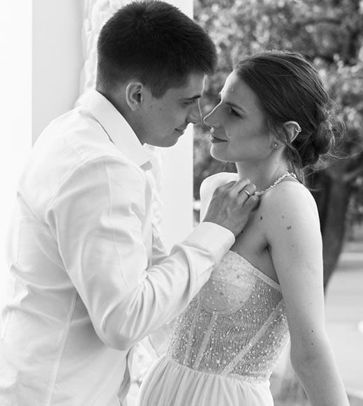 Антон Лебедев и жена Юлия