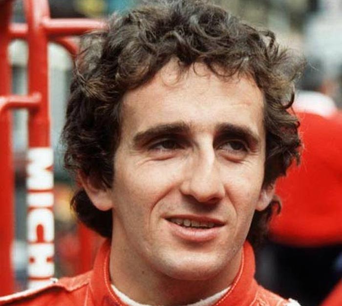 Французский автогонщик Ален Прост