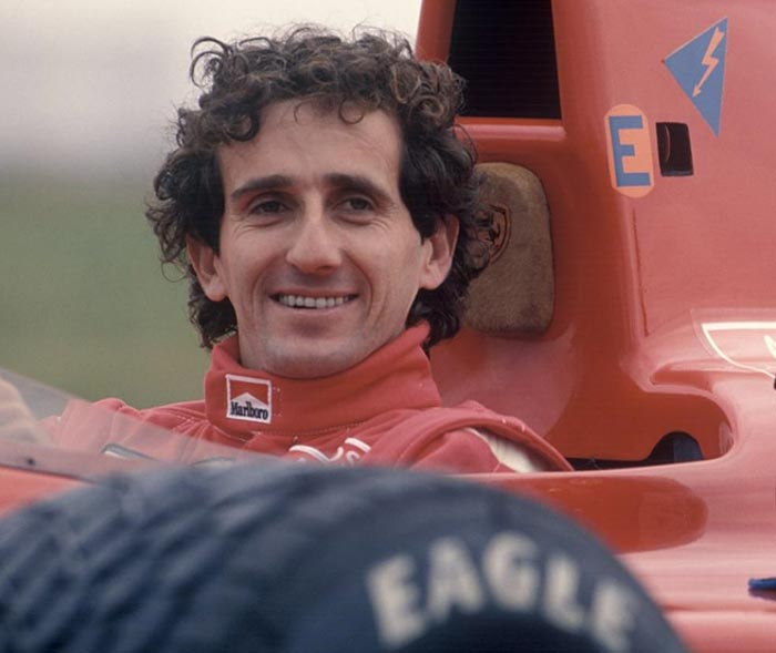 автогонщик Ален Прост